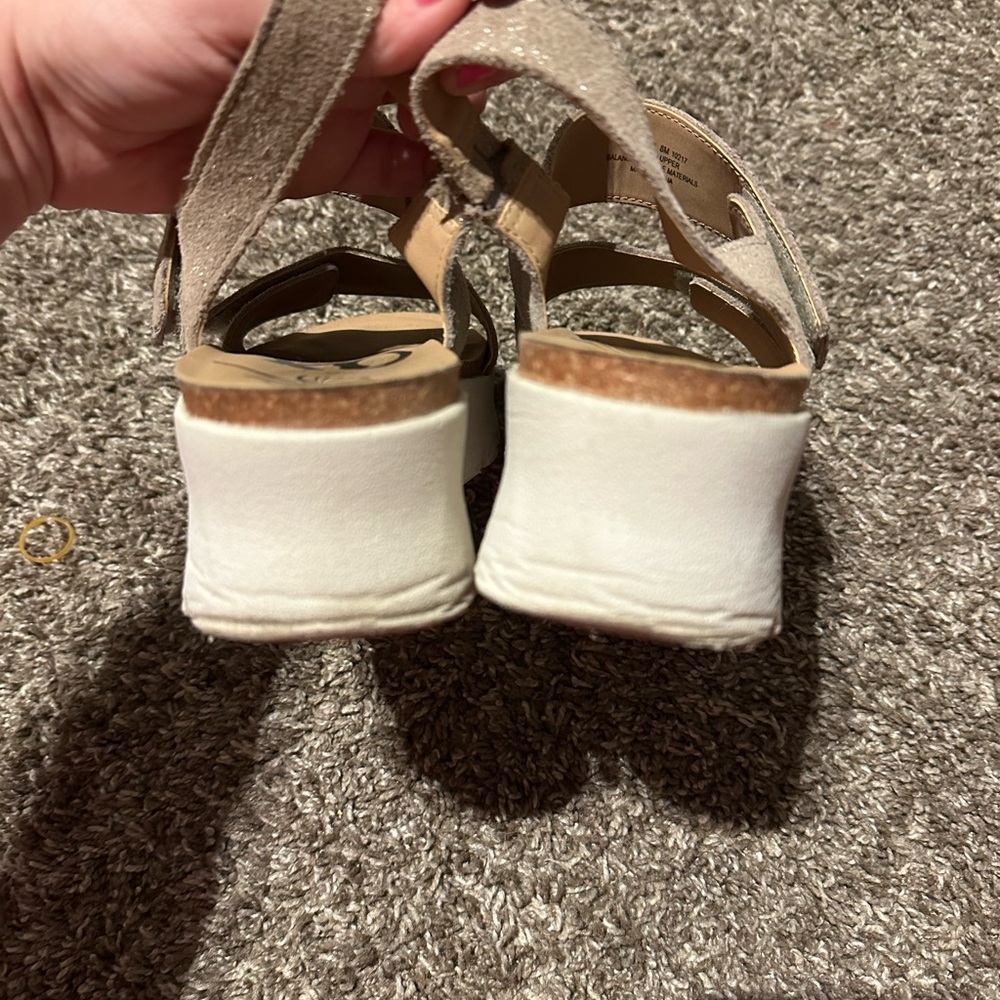 OTBT Women's Sandals - Glittering Silver - Picture 6 of 14